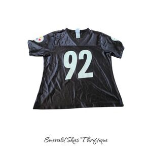 NFL Apparel women's jersey #92 Harrison women's large Steelers